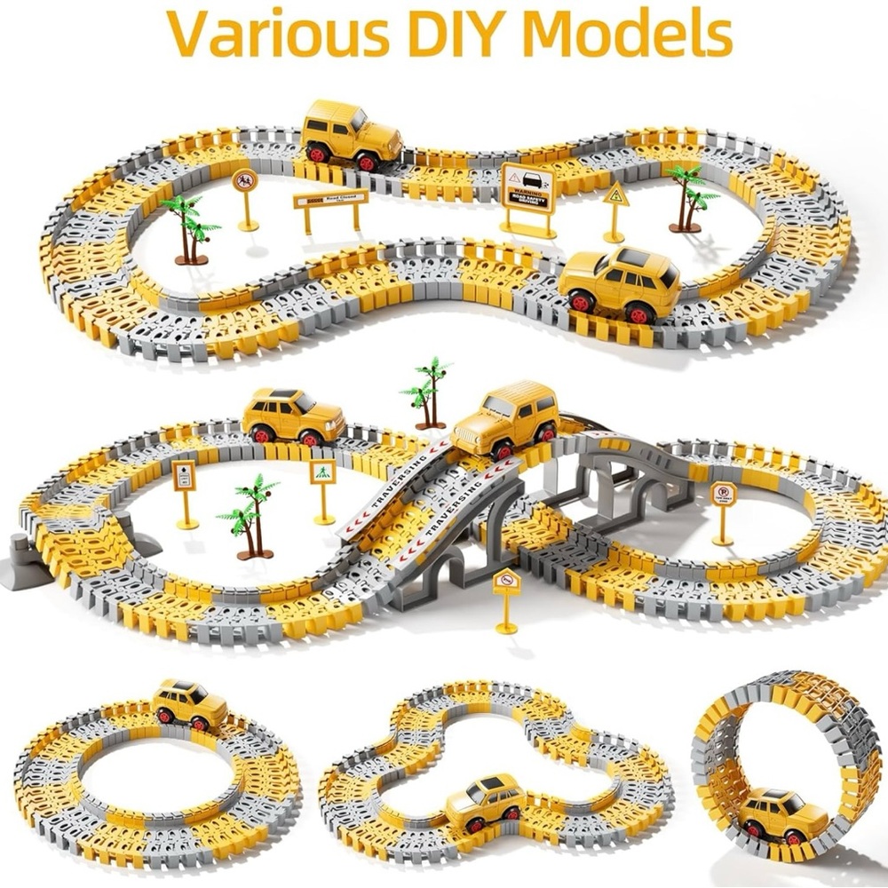 Construction Race Track 236 Pcs - Picture 5 of 8